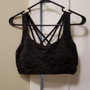 Lululemon animal print sports bra